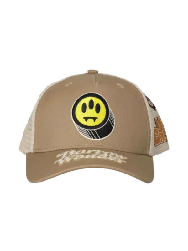 Barrow Cap Graphic Print Logo Tannin