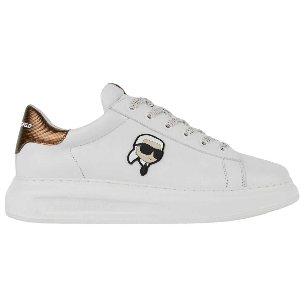 Karl Lagerfeld Sneaker Kapri White-Bronze