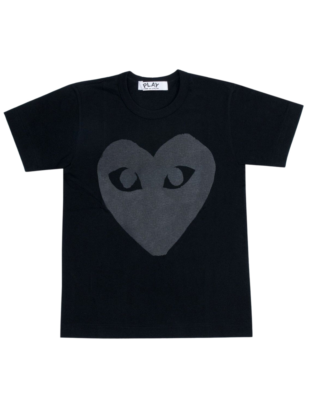 Comme Des Garcons T-Shirt Shaded Heart Black