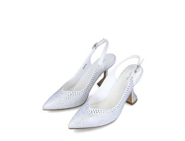 Menbur Heel Mh77 High Beaded Ivory