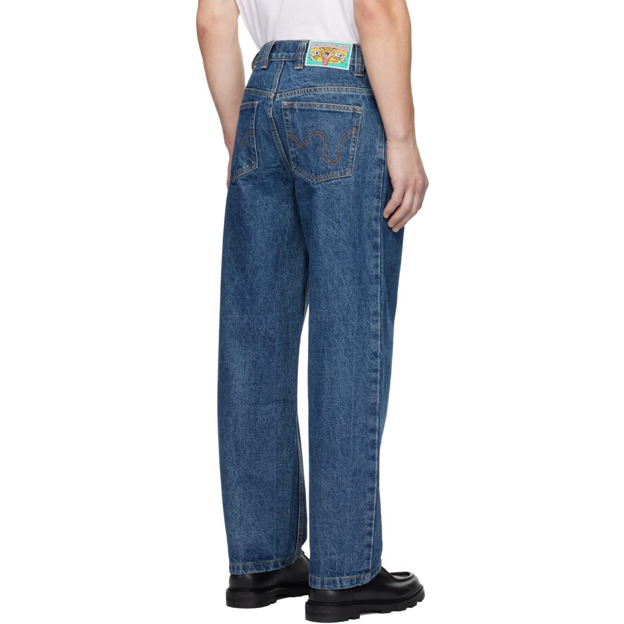 Ice Cream Jeans Running Dog Dbl Scoop Blue