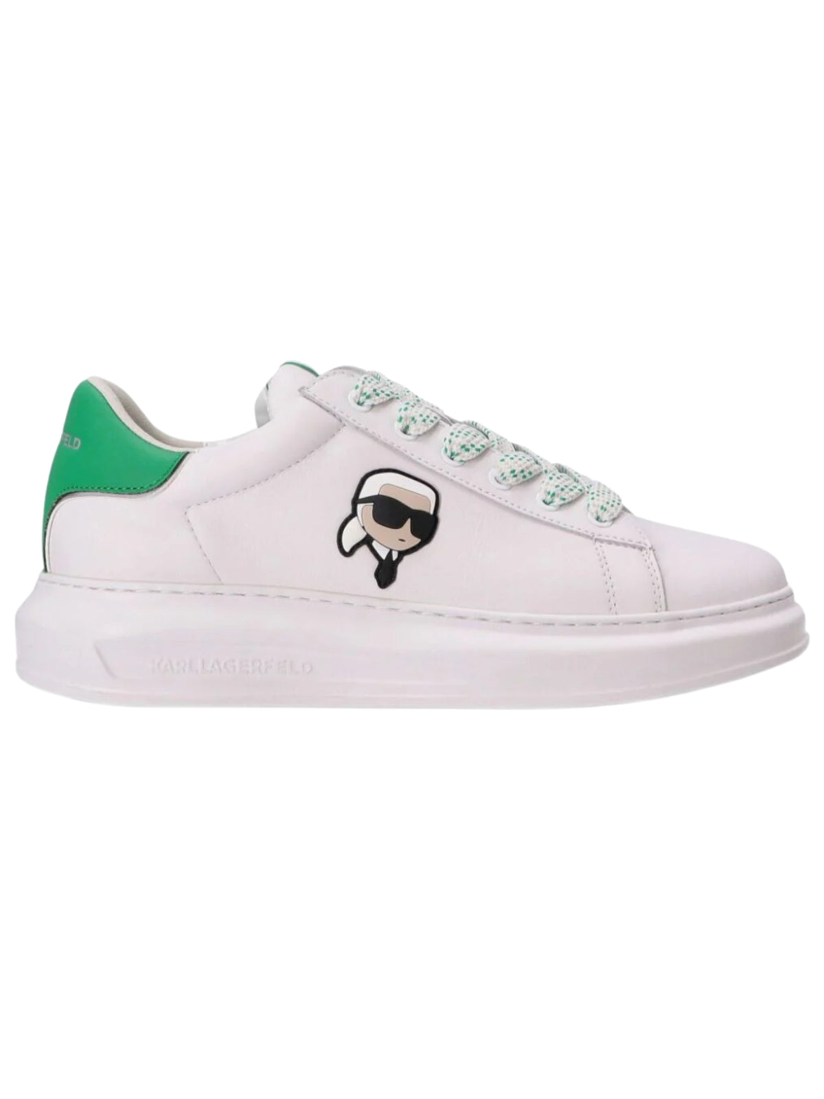 Karl Lagerfeld Sneaker Kapri Kolour Kounter White-Green