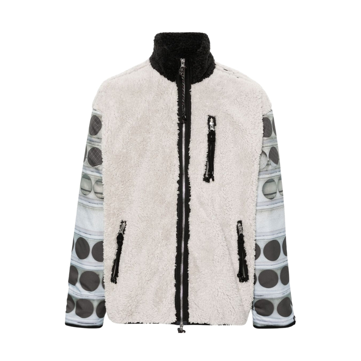 Y-3 Jacket Sftm Fleece Allover Print Black