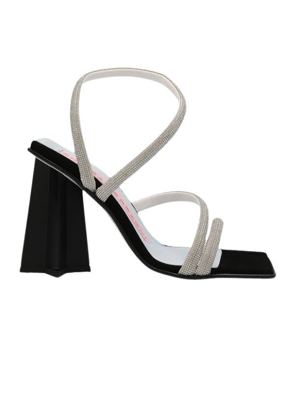 Chiara Ferragni Heels Cfh7 Amdromada 70 Crystal Silver