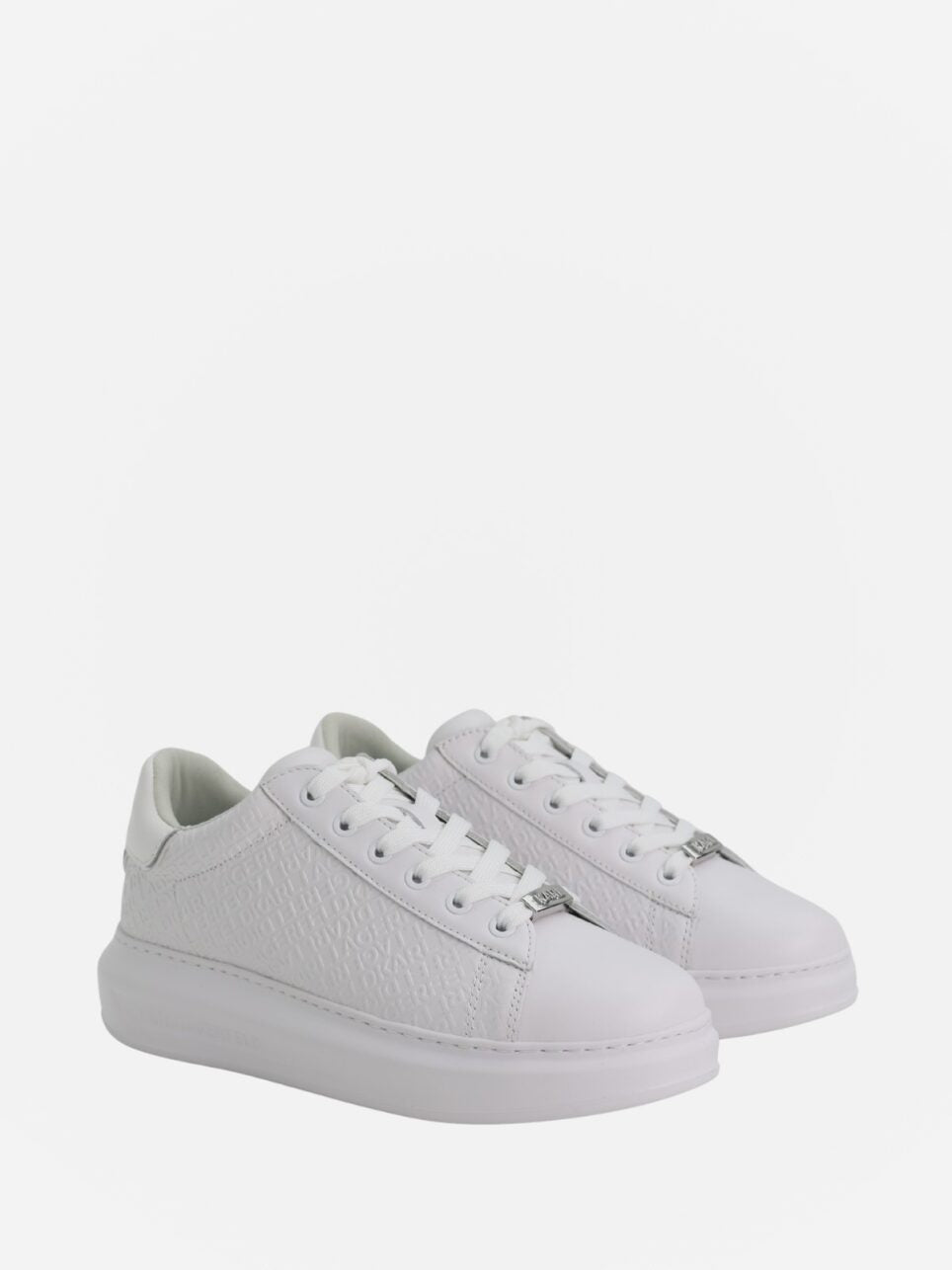 Karl Lagerfeld Sneakers Kapri Emboss Lo Lace White