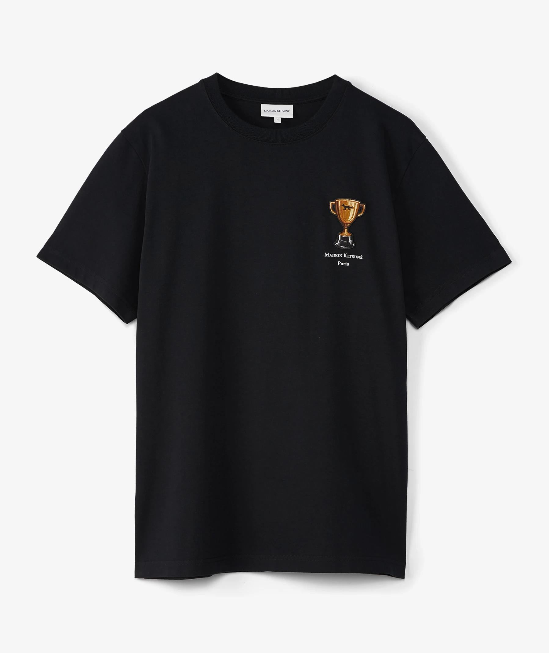 Maison Kitsune T-Shirt Trophy Comfort Black