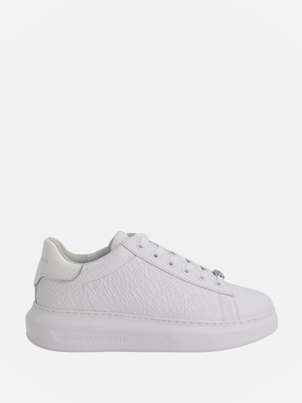 Karl Lagerfeld Sneakers Kapri Emboss Lo Lace White