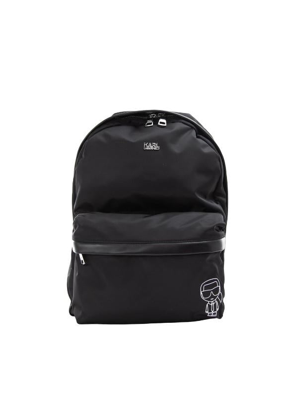 Karl Lagerfeld Backpack Logo Black