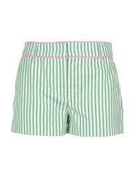 Chiara Ferragni Shorts Stripes Green-White