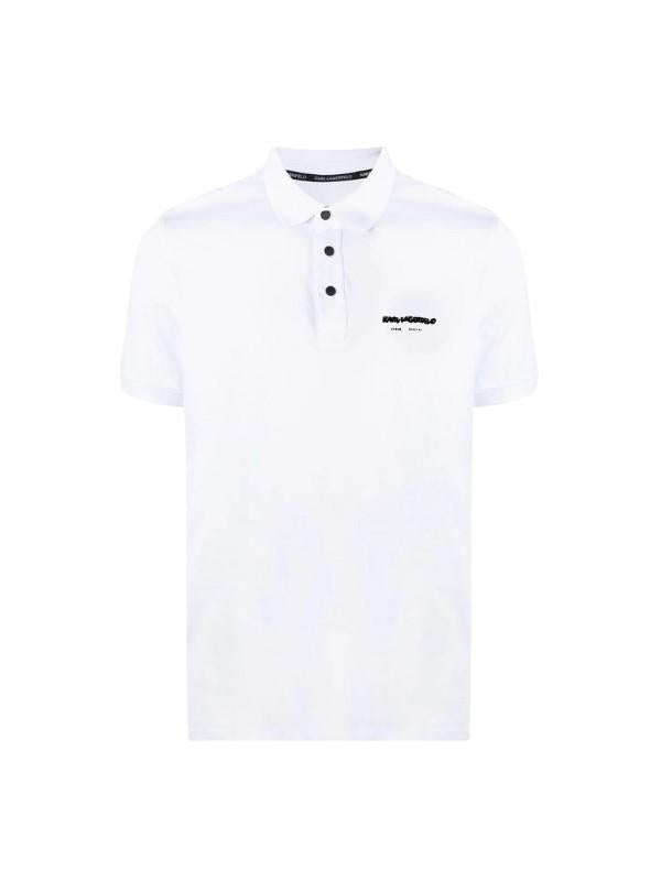 Karl Lagerfeld Golfer Logo White
