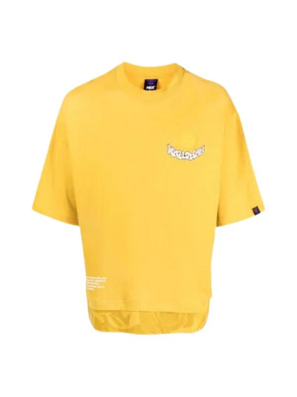 Aape T-Shirt Logo Mustard