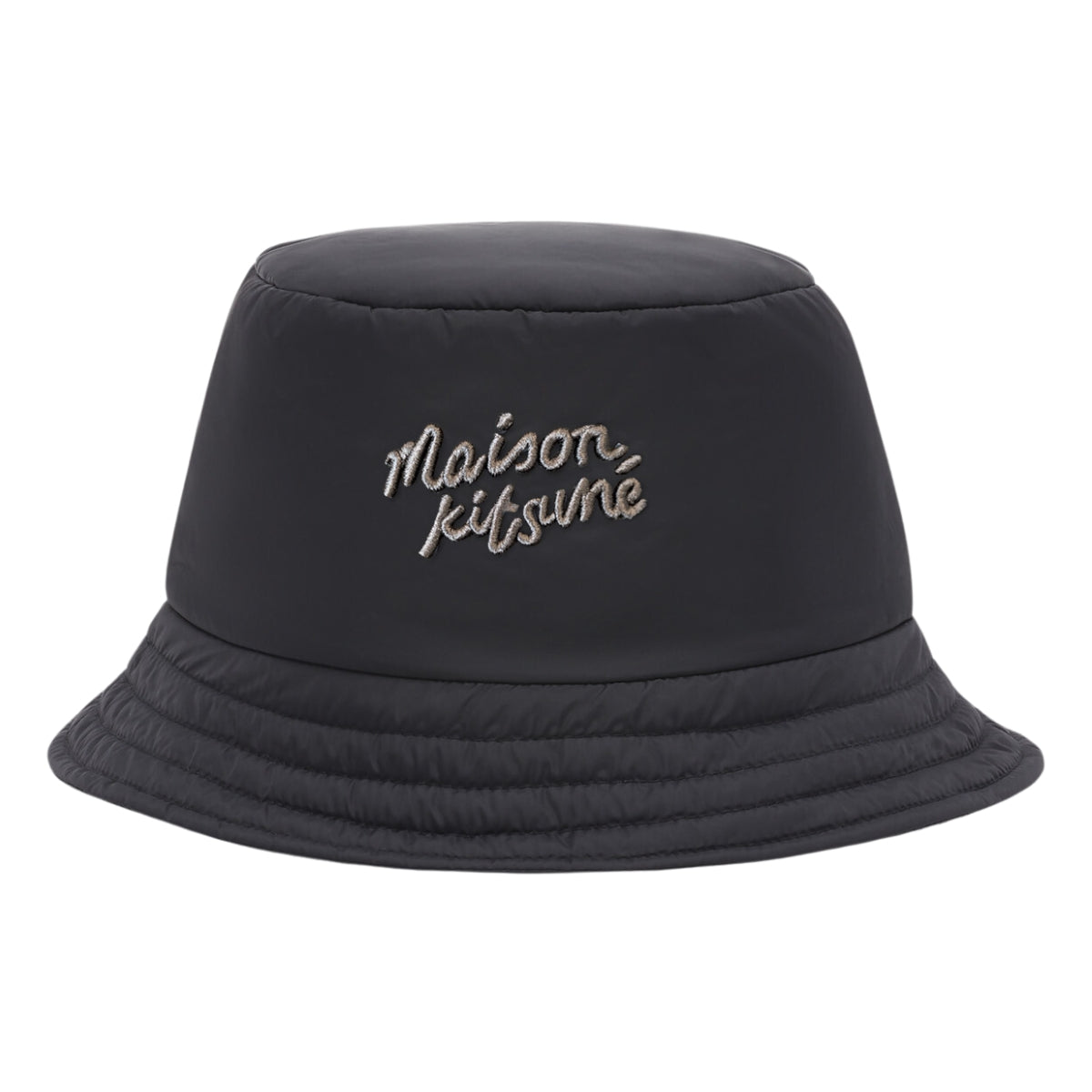 Maison Kitsune Bucket Hat Puffer Black