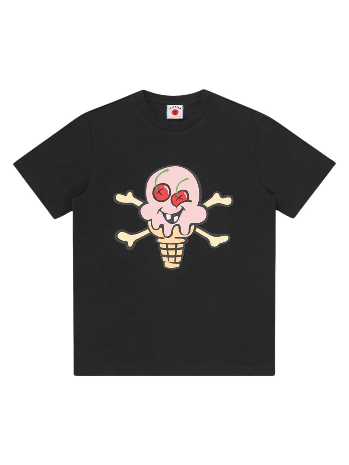 Ice-Cream T-Shirt Cones & Bones Black