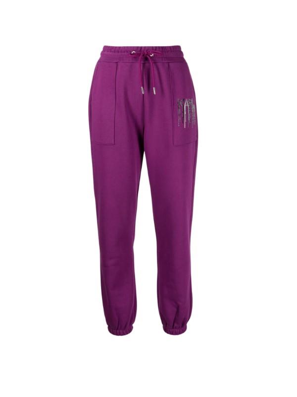 Karl Lagerfeld Track Pants Logo Purple