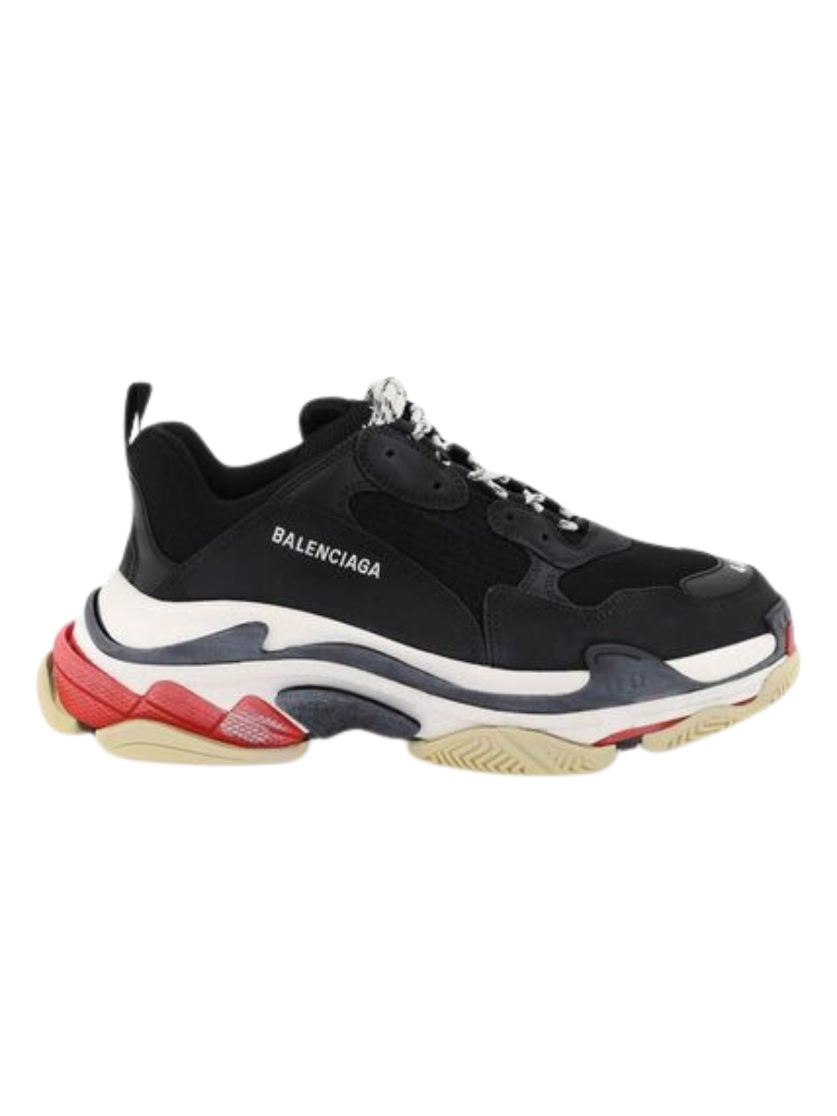 Balenciaga Sneaker Sss Black-Beige