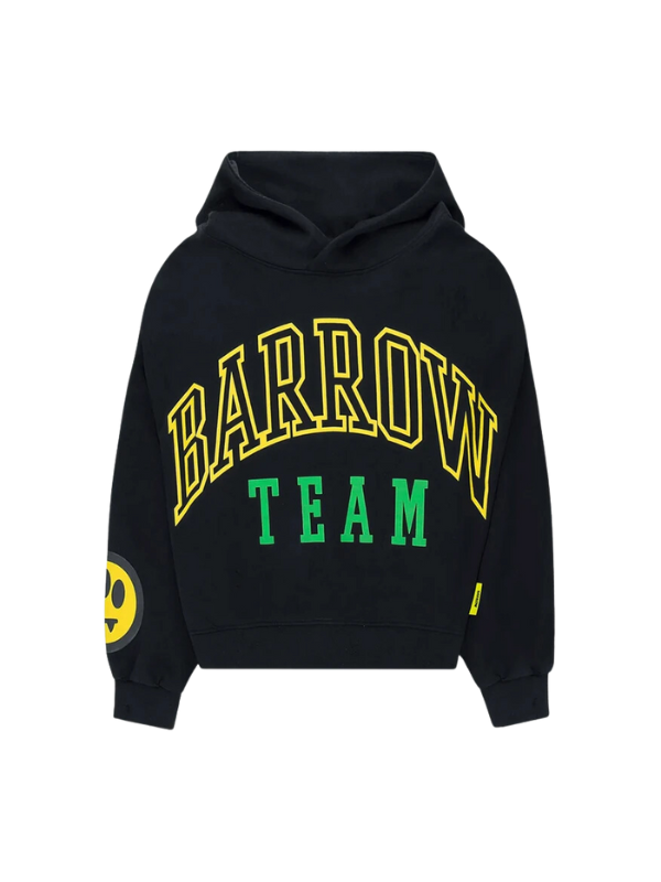 Barrow Sweater Team Logo Hoodie Black