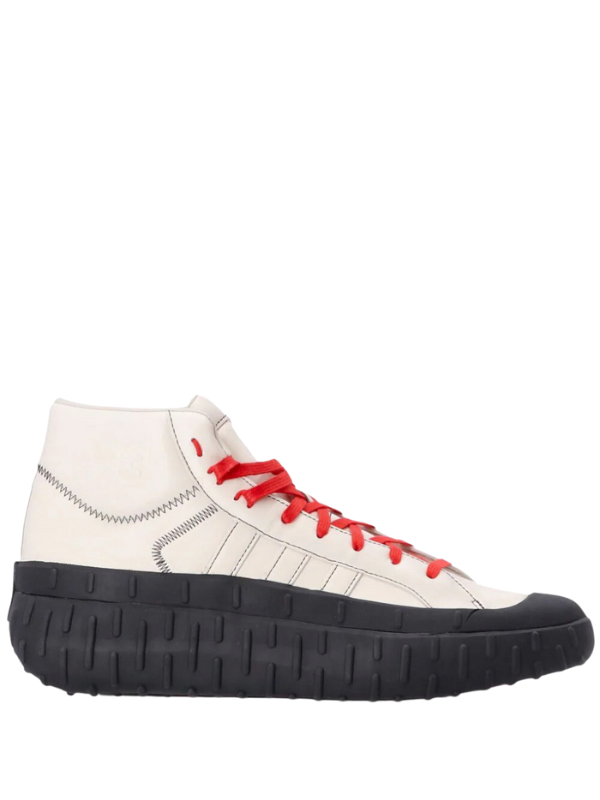 Y-3 Sneaker High Lace Red-Off-White