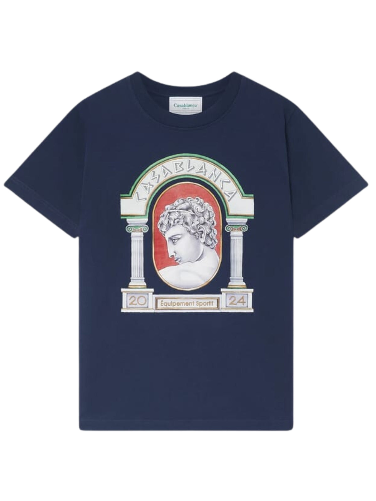 Casablanca T-Shirt Le Medaille Navy