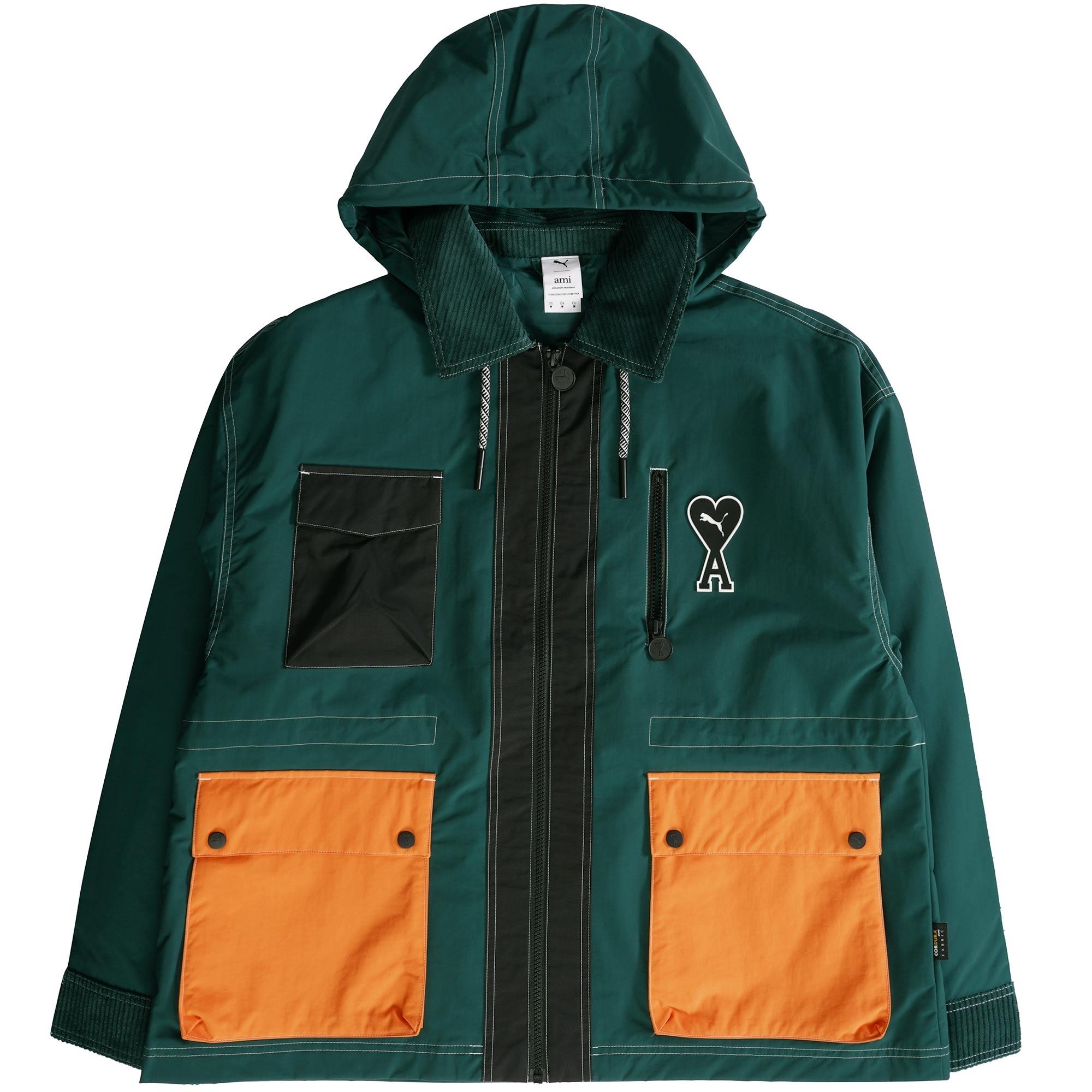 Puma Jacket X Ami Varsity Green
