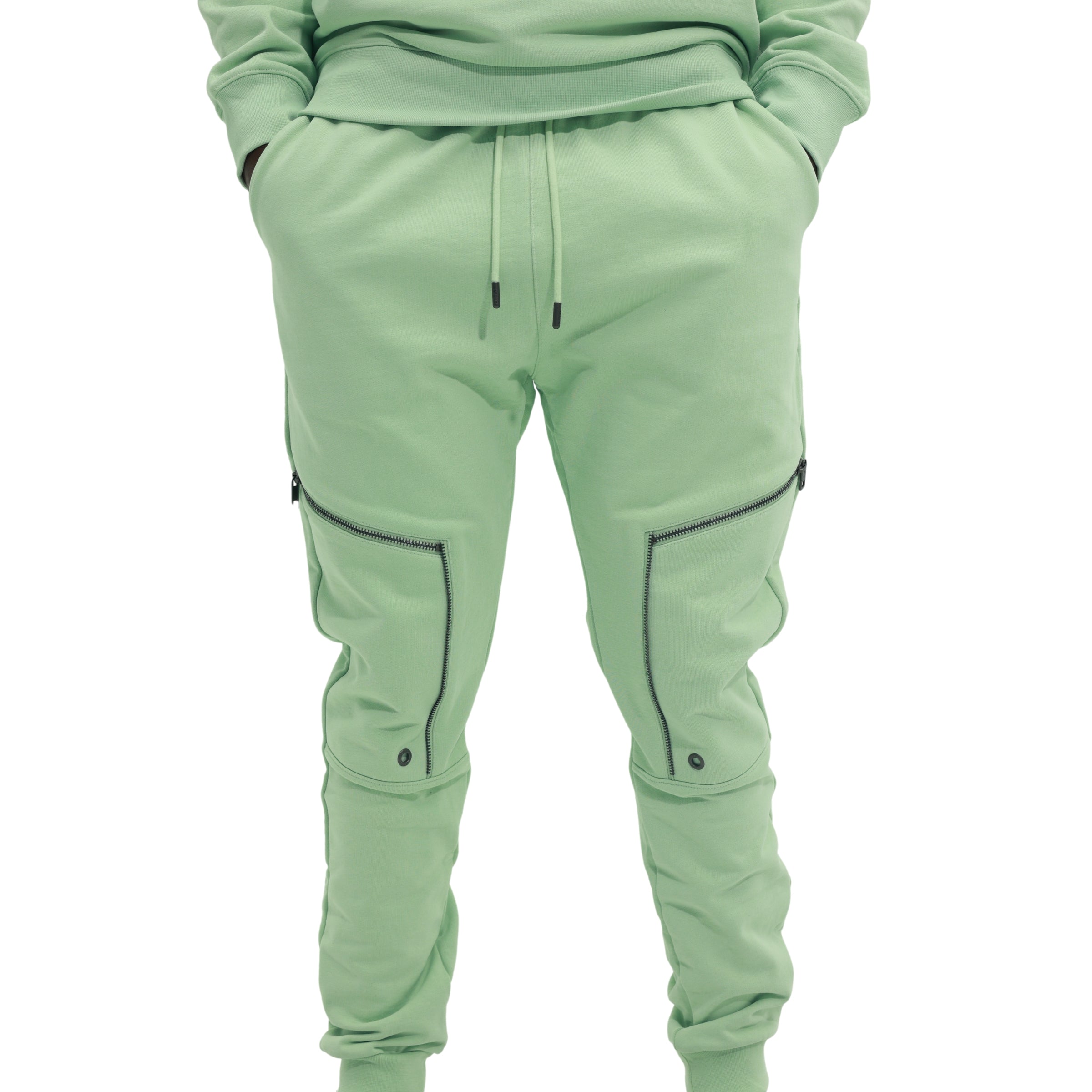 Capone Sweatpants Zipped Mint