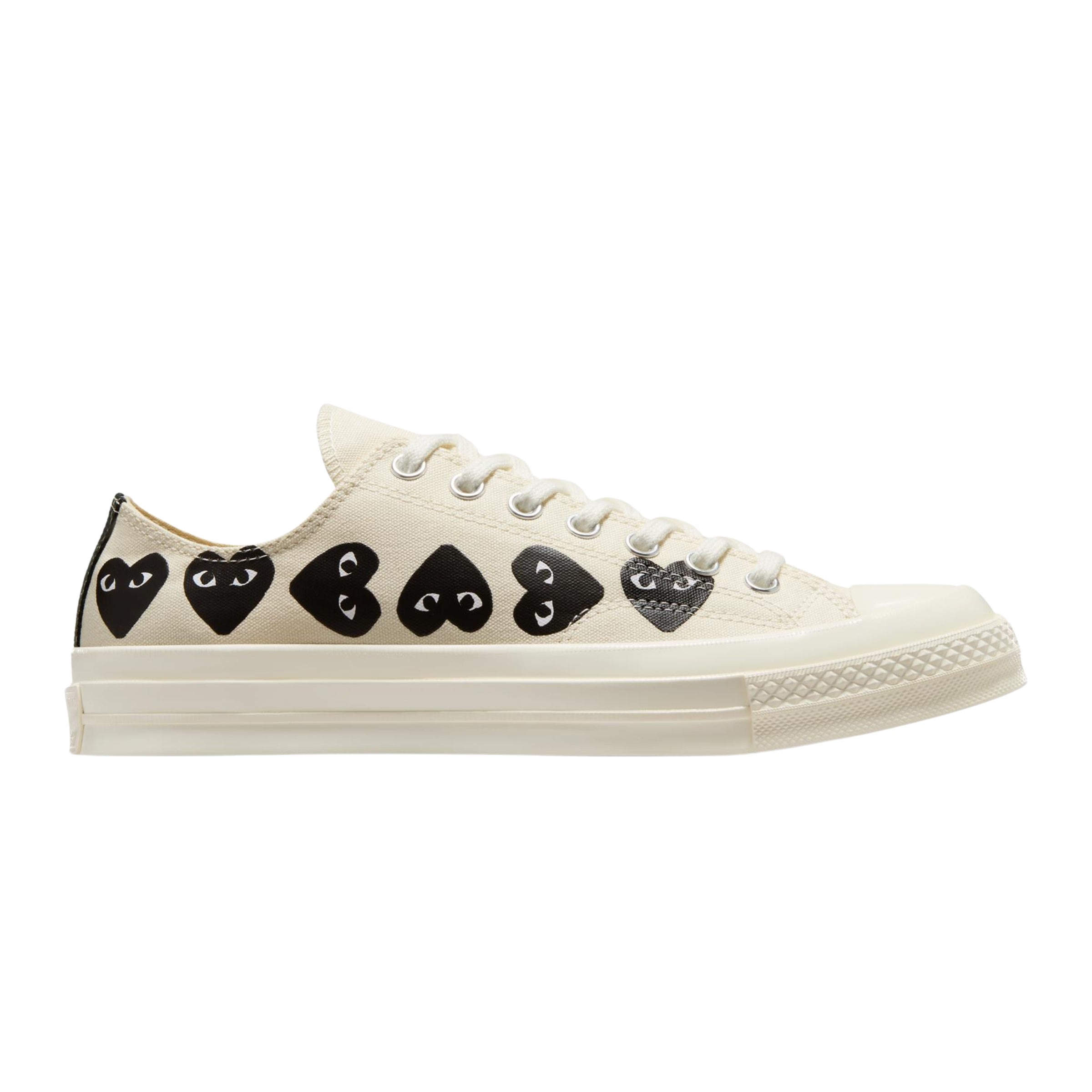 Comme Des Garcons Sneaker Ladies X Converse Play Hearts White