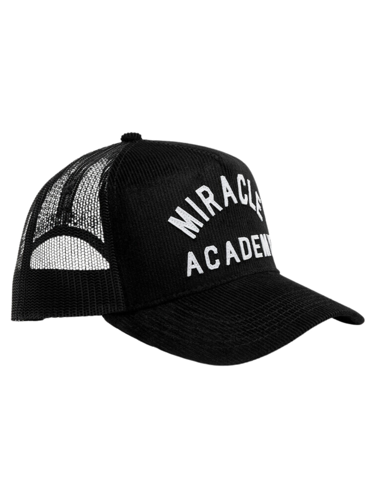 Nahmias Cap Trucker Miracle Academy Corduroy Black