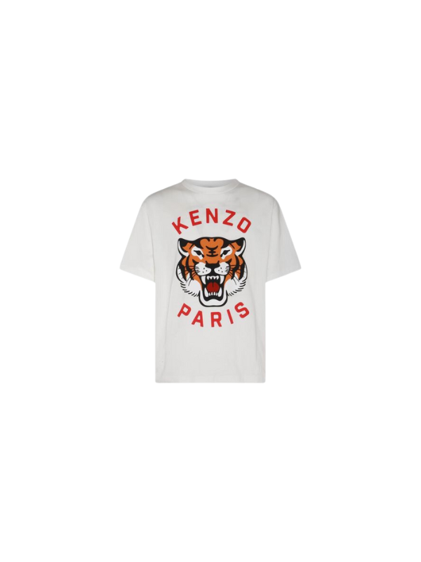 Kenzo T-Shirt Tiger Logo White