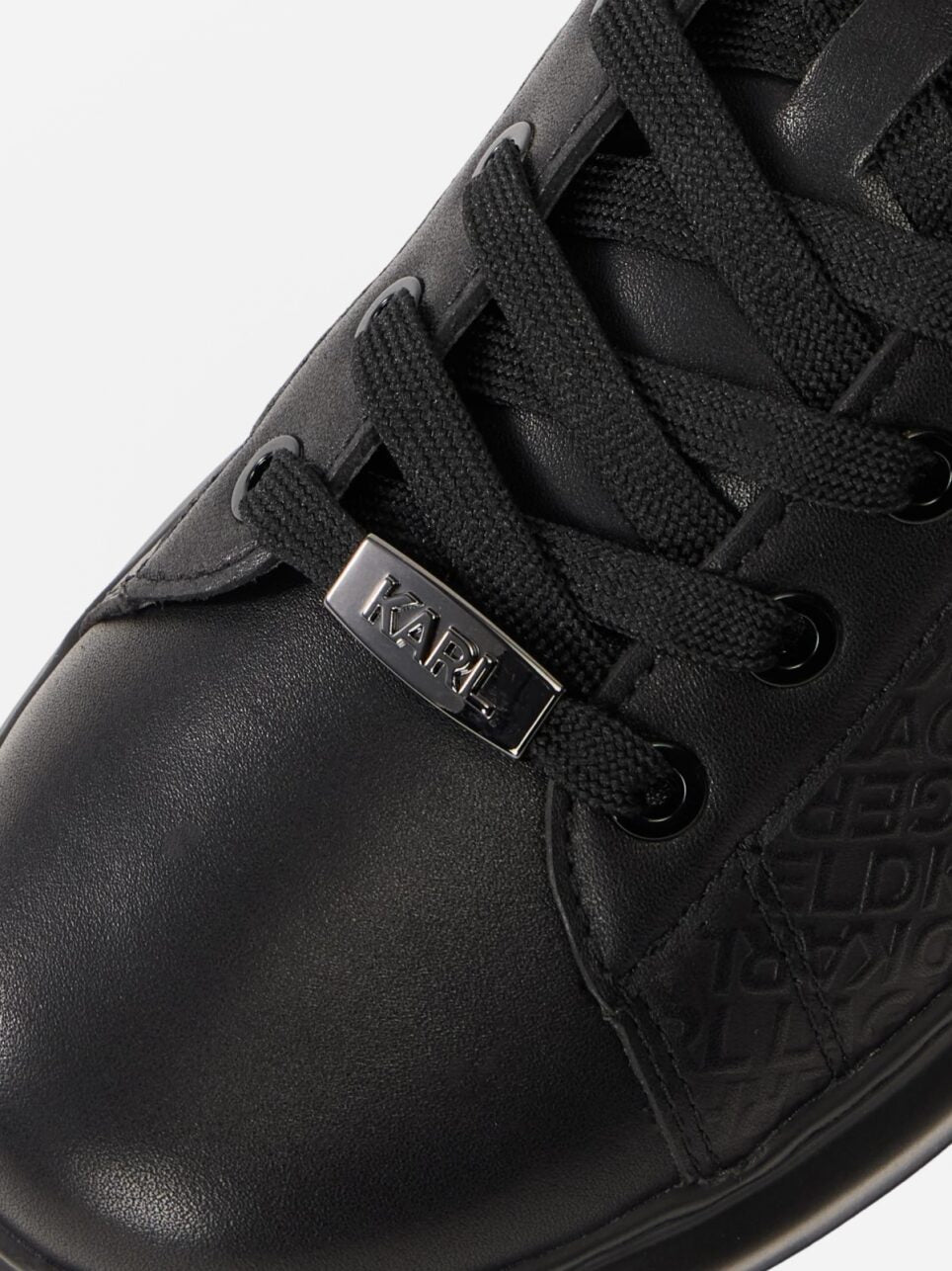 Karl Lagerfeld Sneakers Kapri Emboss Lo Lace Black