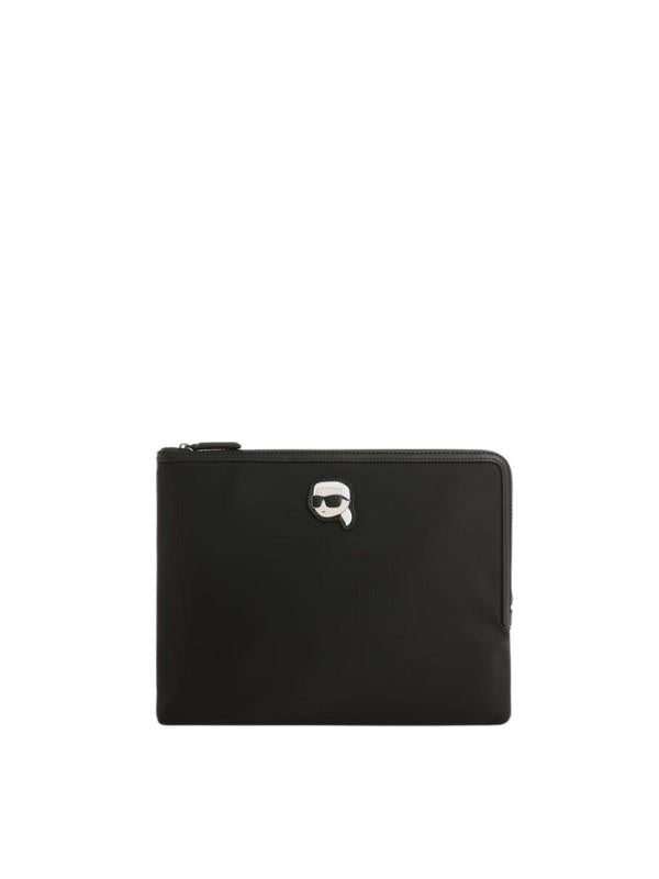 Karl Lagerfeld Bag Zip Iconic Pouch Black