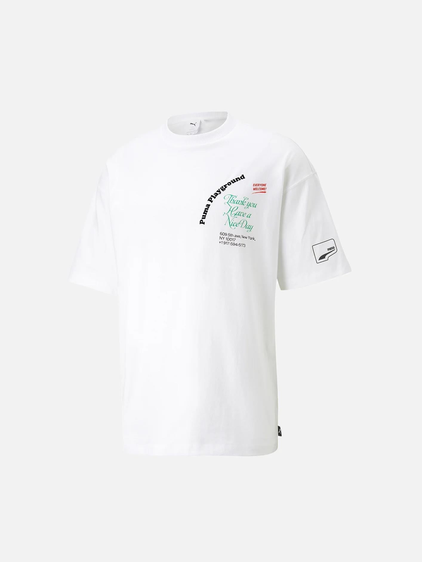 Puma T-Shirt Uptown Graphic White