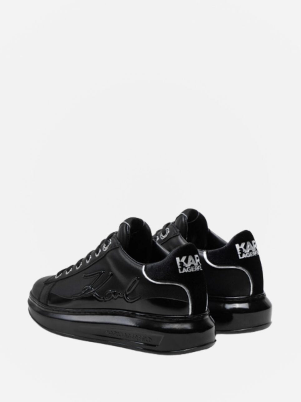 Karl Lagerfeld Ladies Sneakers Kapri Signia Shine Black