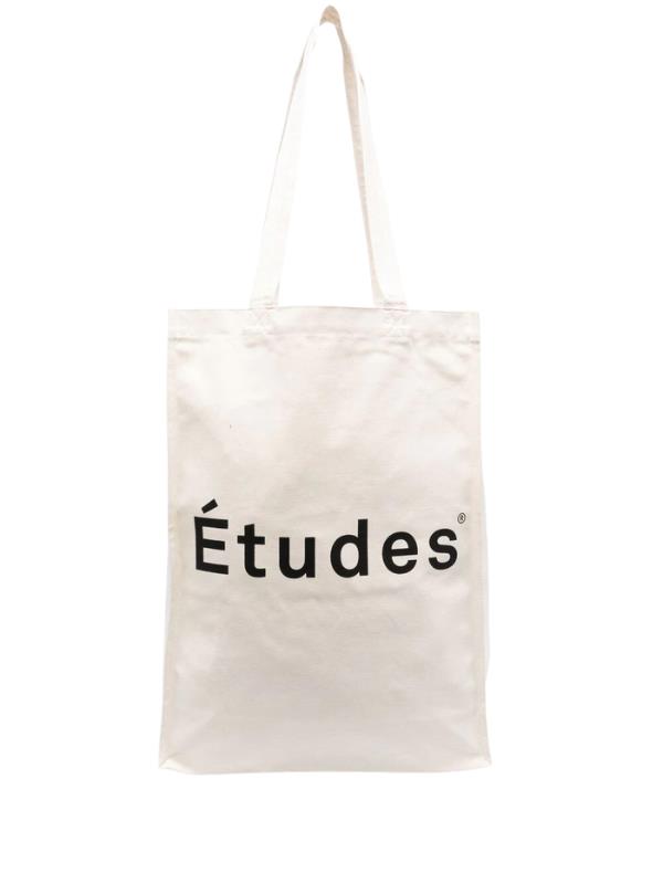 Etudes Bag Tote Logo White