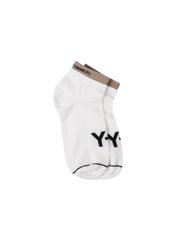 Y-3 Sock Logo White