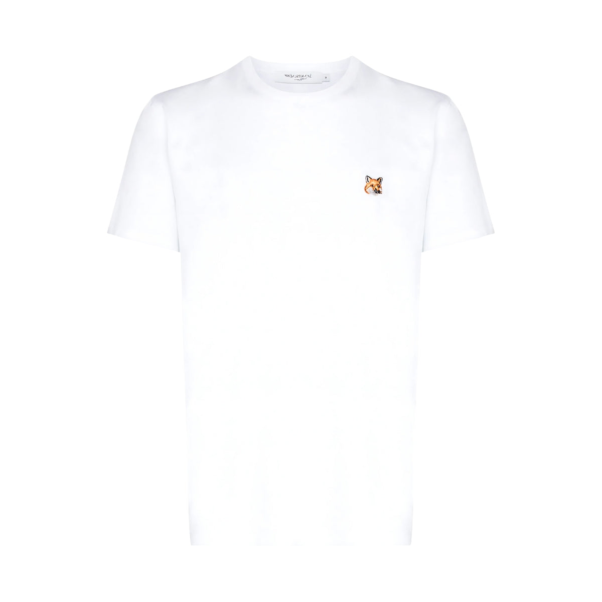 Maison Kitsune T-Shirt Fox Head Patch White