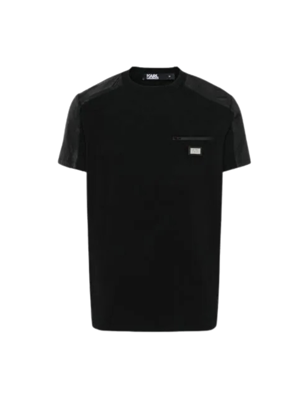 Karl Lagerfeld T-Shirt Logo Pocket Black