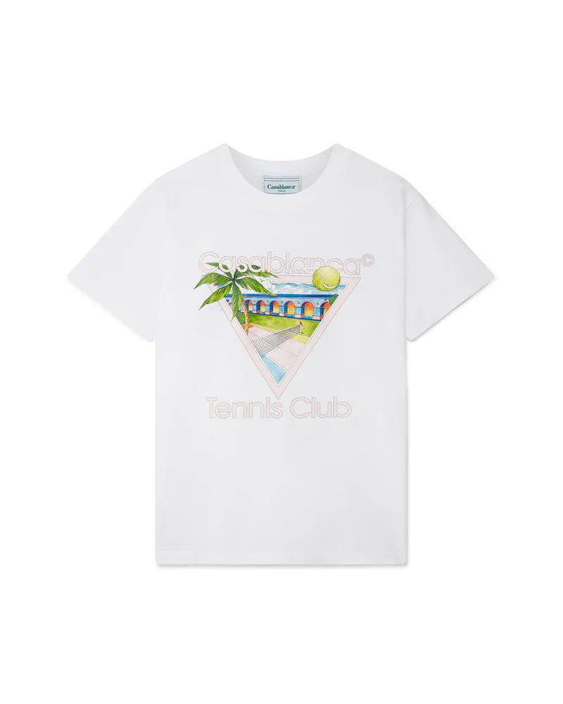 Casablanca T-Shirt Tennis Club White