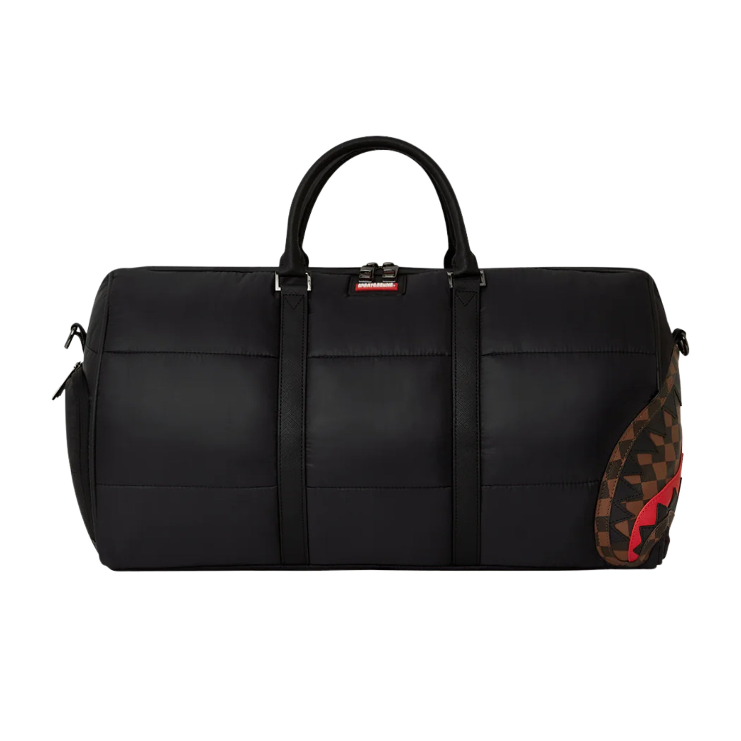 Spray Ground Bag Duffle Puffer Shark Vail Flex Black-Red