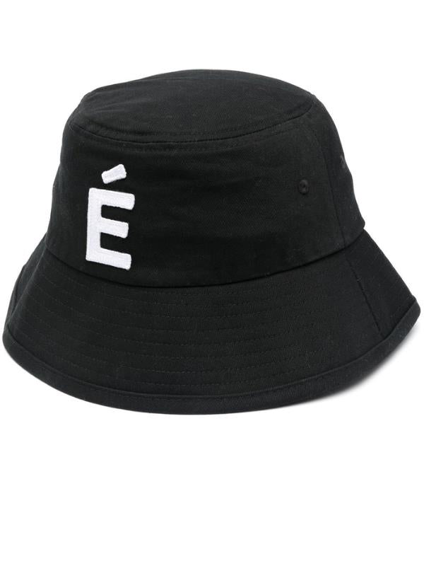 Etudes Bucket Hat Big E Black