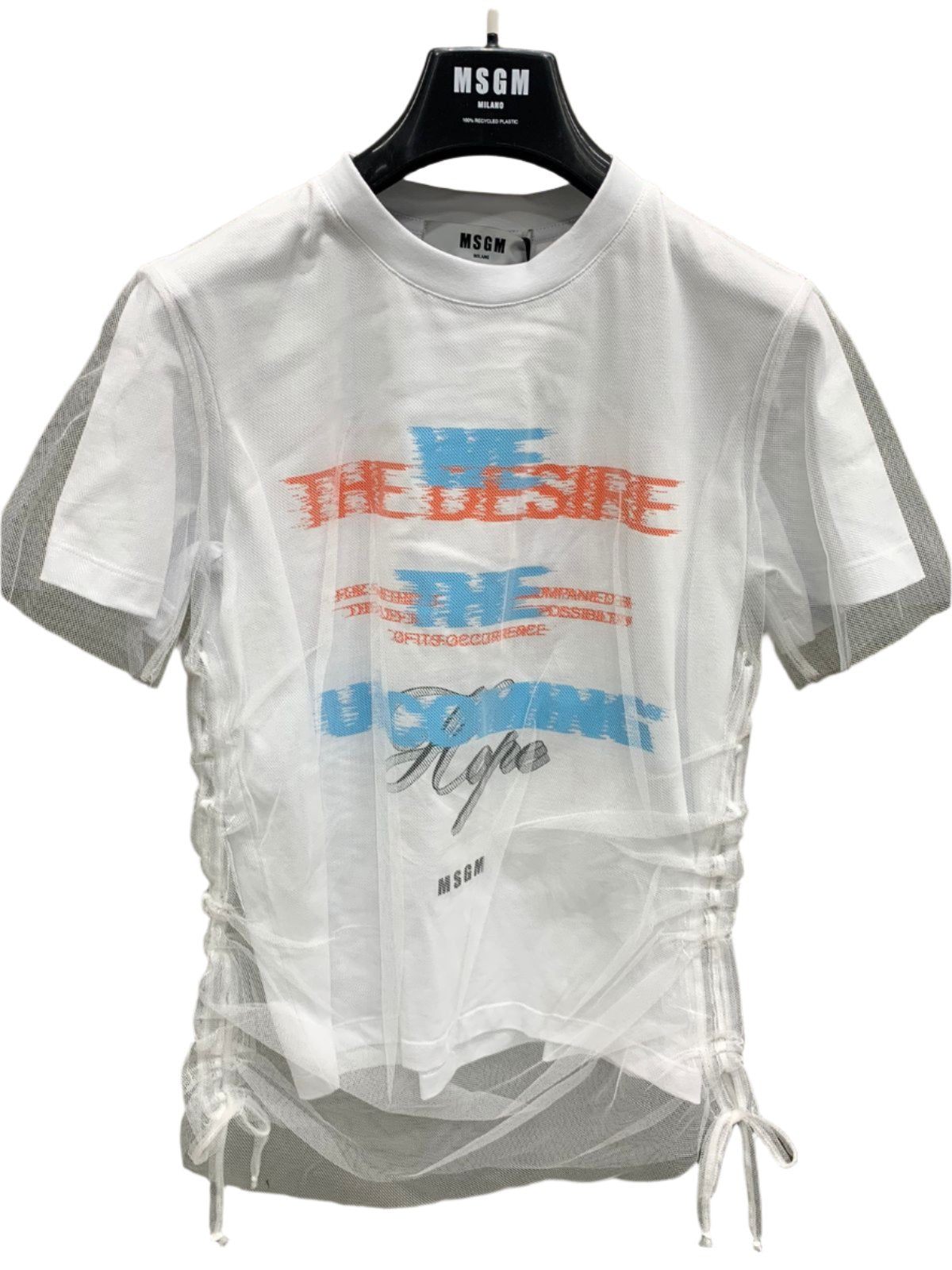 Msgm T-Shirt String White