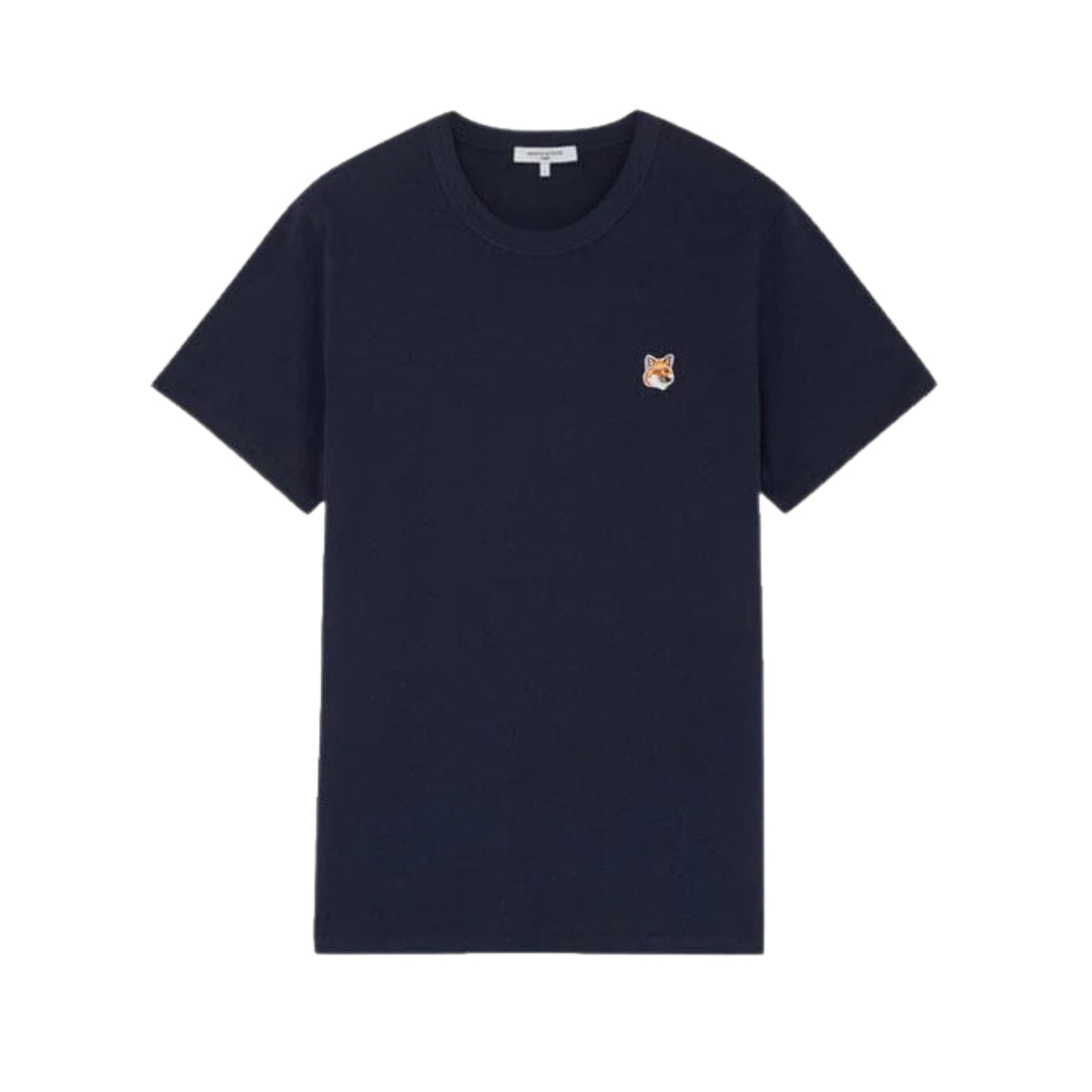 Maison Kitsune T-Shirt Fox Head Patch Ink Blue