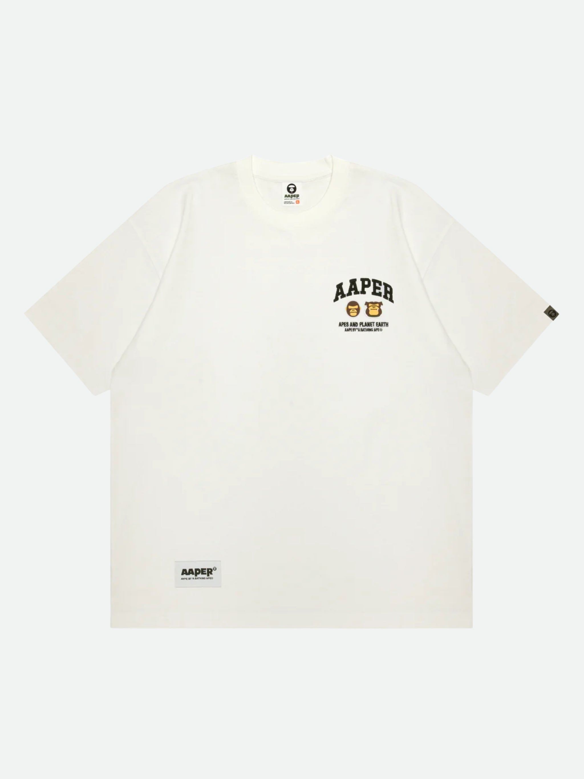 Aape T-Shirt Bold Logo White