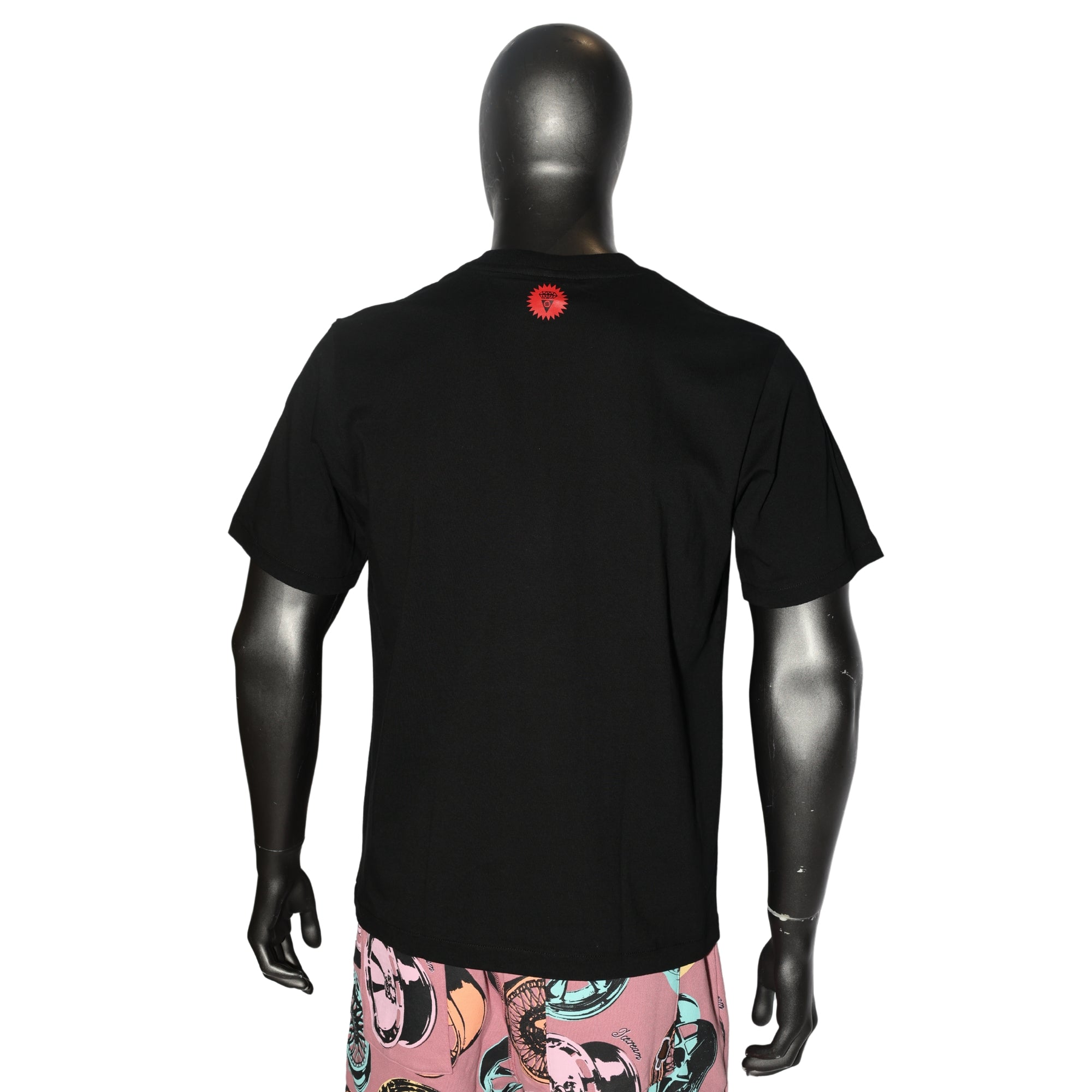 Ice-Cream T-Shirt Running Dog Black
