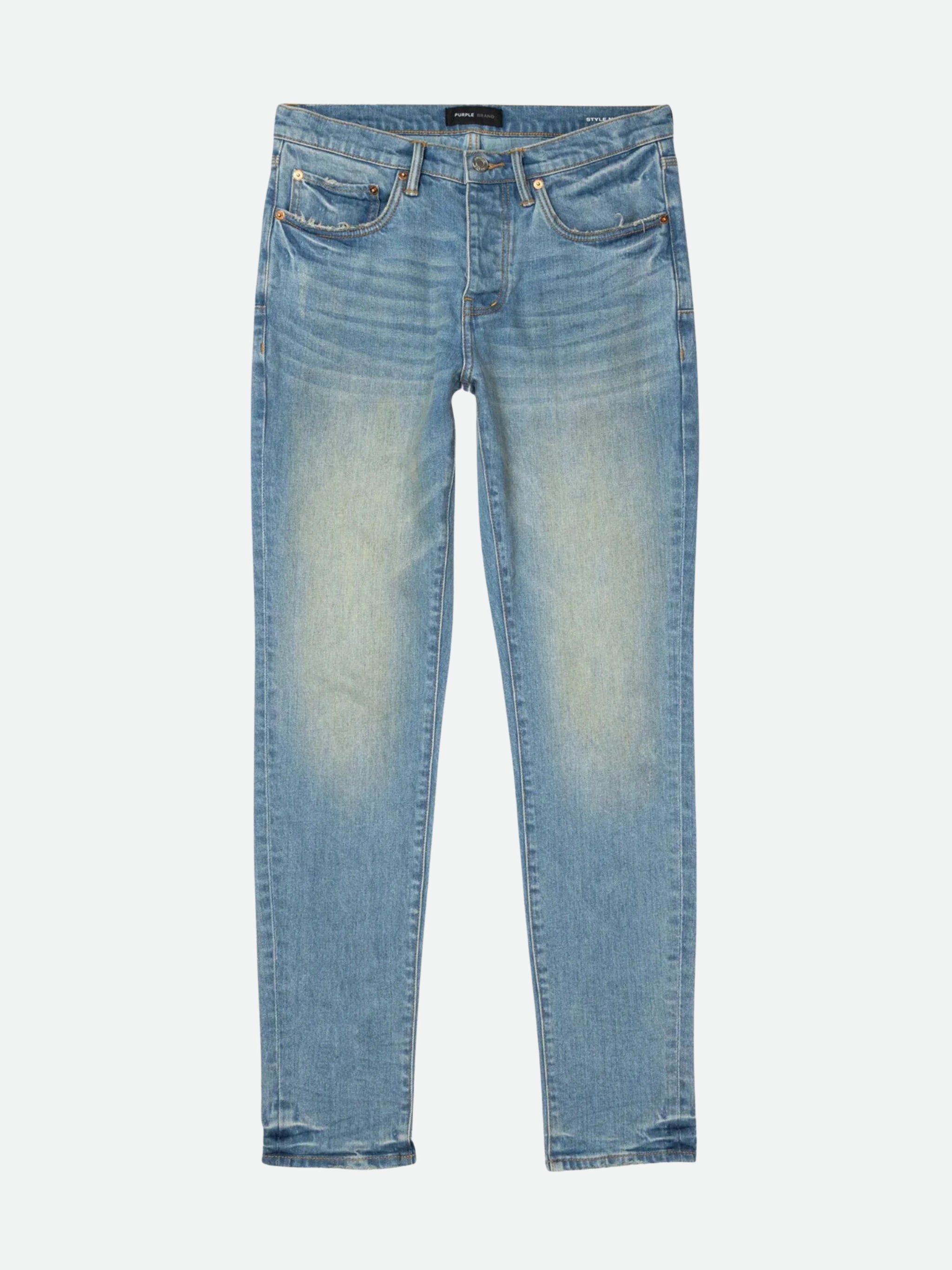 Purple Jeans Mural Blue Light Indigo