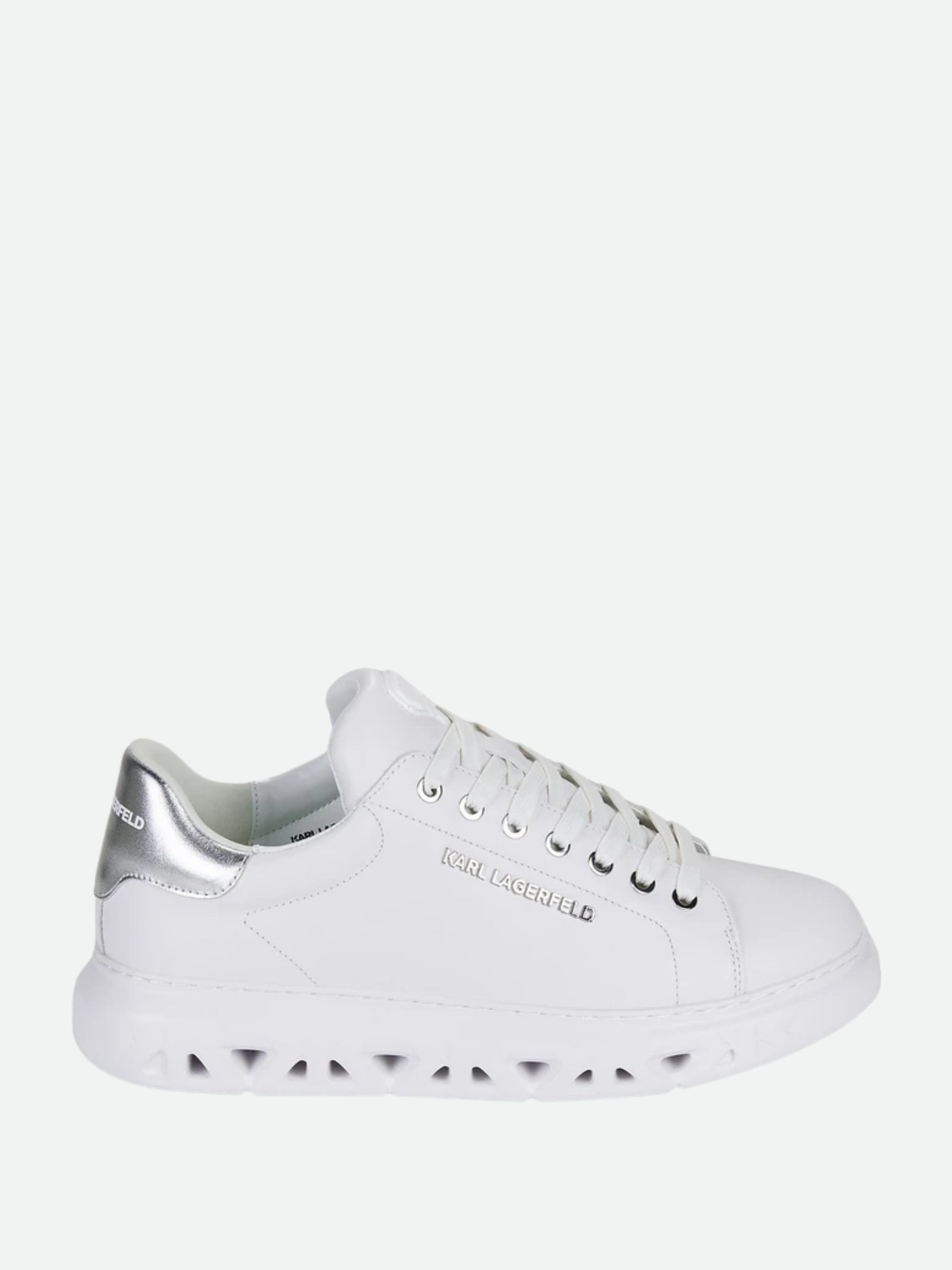 Karl Lagerfeld Sneaker Kl555 Kapri Kite Lace White-Silver