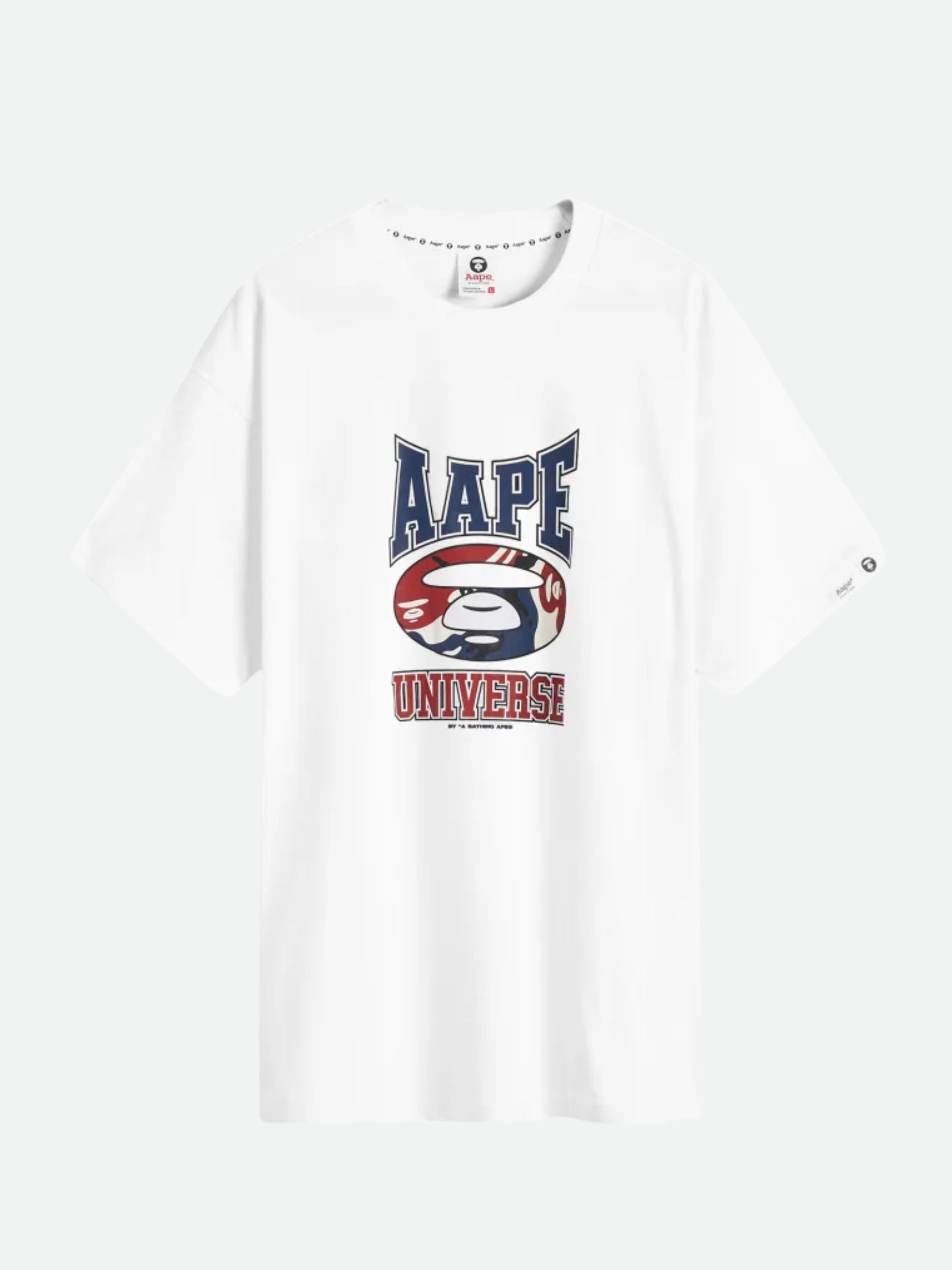 Aape Crew Universe Logo White