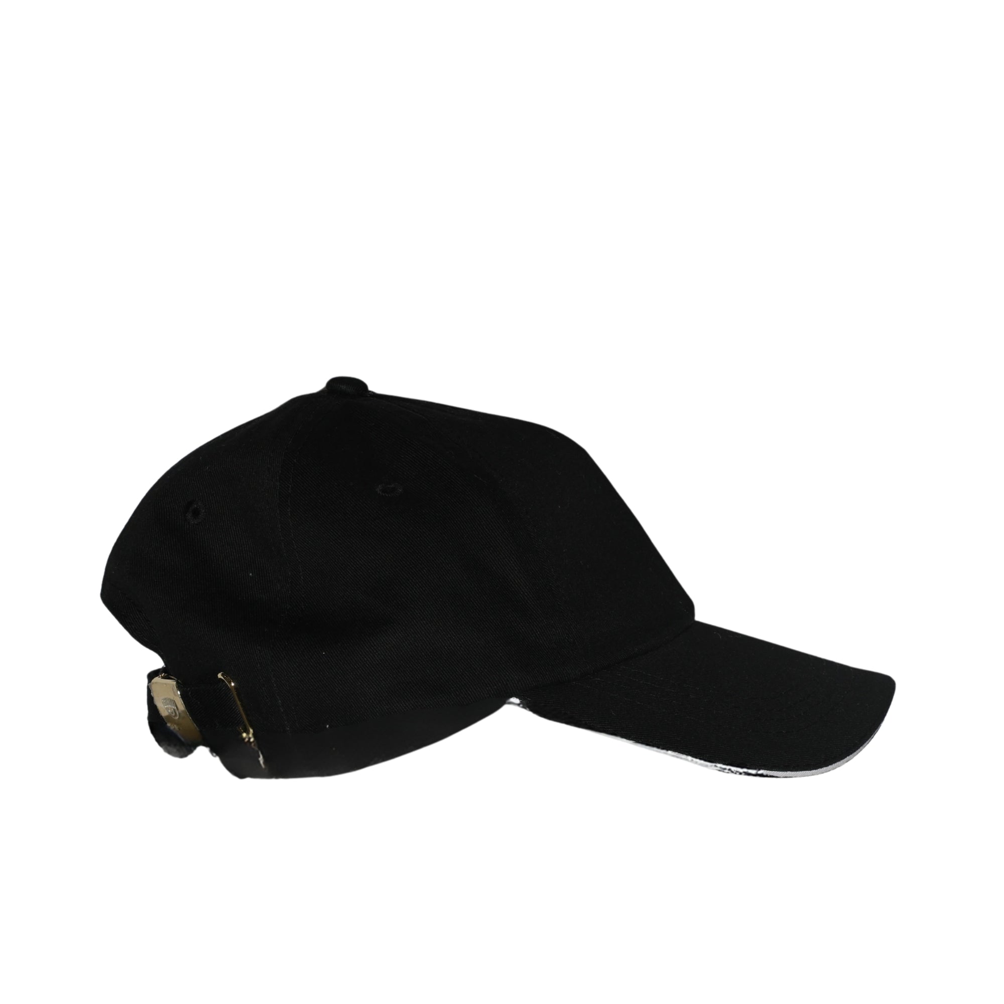 Chiara Ferragni Cap Baseball With Pences Black