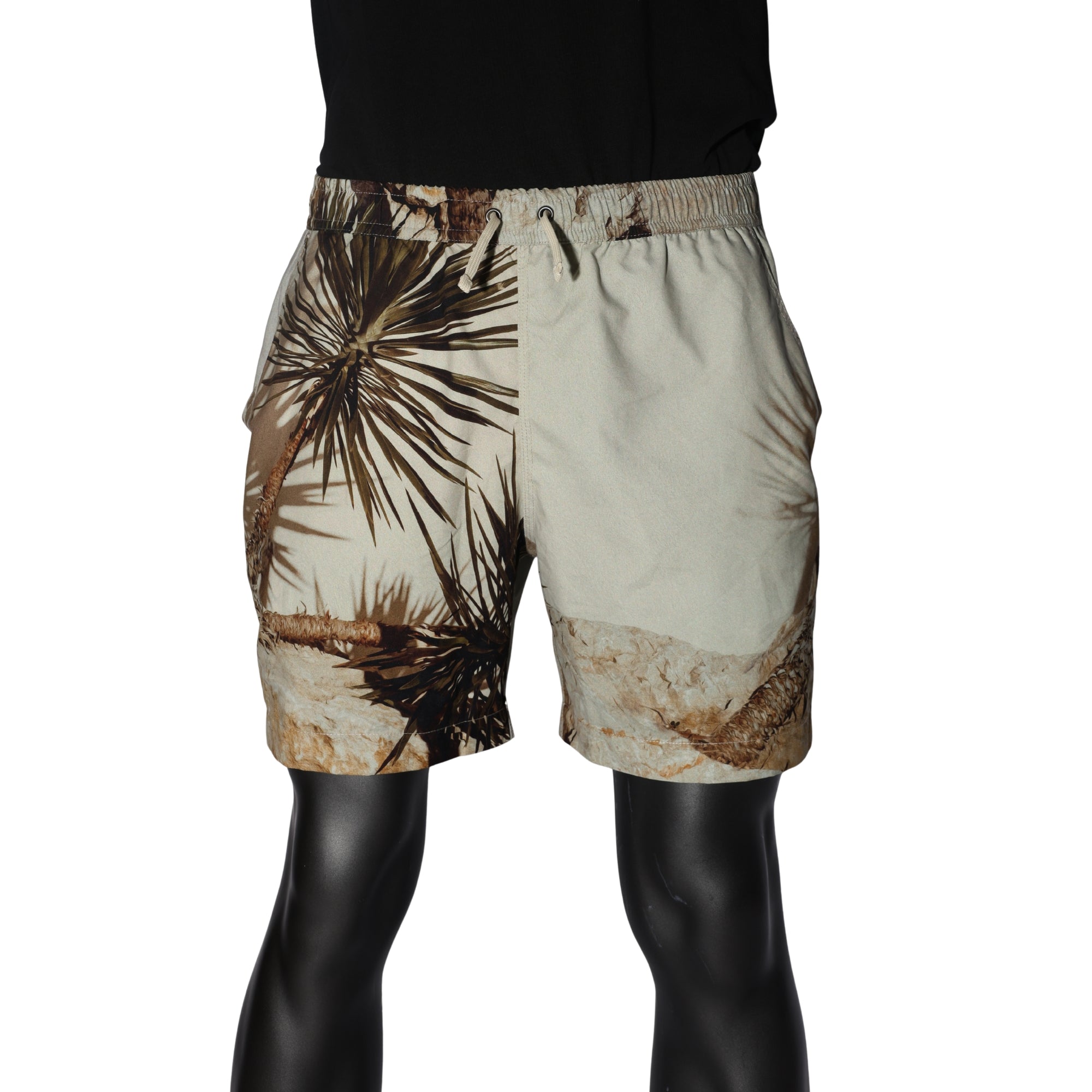 Blue Sky Inn Short Palm Print Beige
